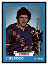 1973-74 Topps #57 Steve Vickers New York Rangers