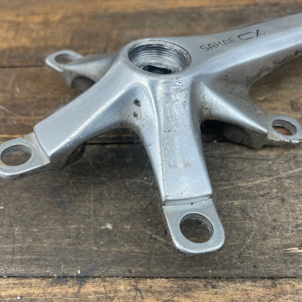 Vintage Sakae CX Crank Set 170 mm 74 110 BCD TRIPLE SR Half