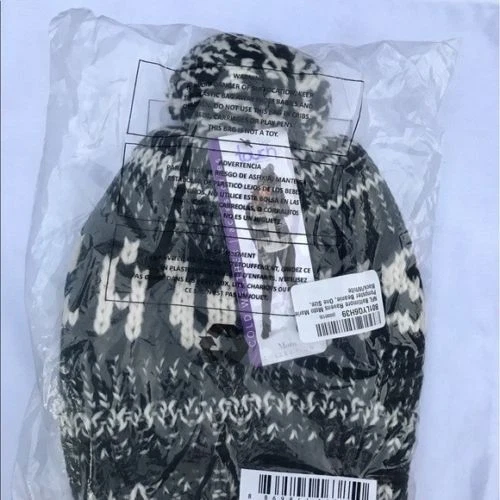 Baltimore Ravens Women's Marled Pompster Winter Hat - Image 2 of 2