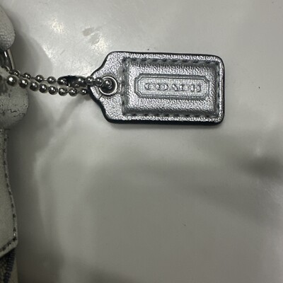 Coach Poppy Signature Denim Patchwork Leather Crossbody Shoulder