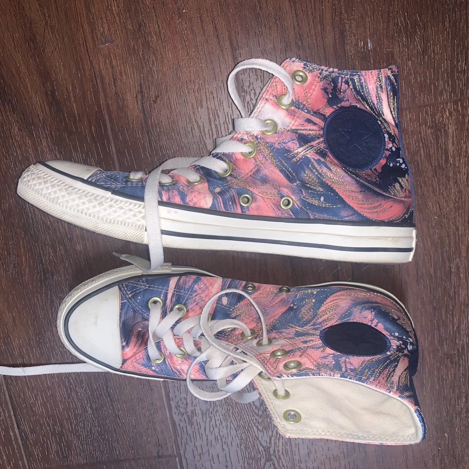 Converse Wmns Chuck Taylor All Star High 'Stampa Piuma' 559863C Taglia 9 5 EUR 7 5