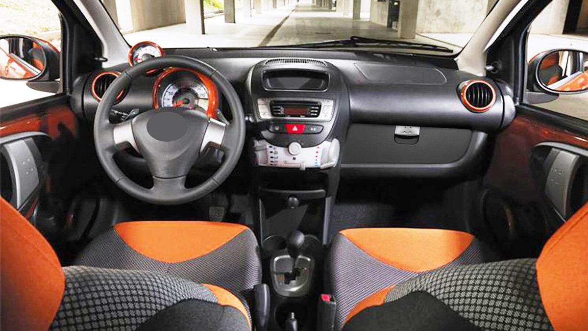 Couvercle De Boîte à Gants Noir Pour Citroën C1, Peugeot 107, Toyota Aygo (2005-2015) - Conduite à Gauche