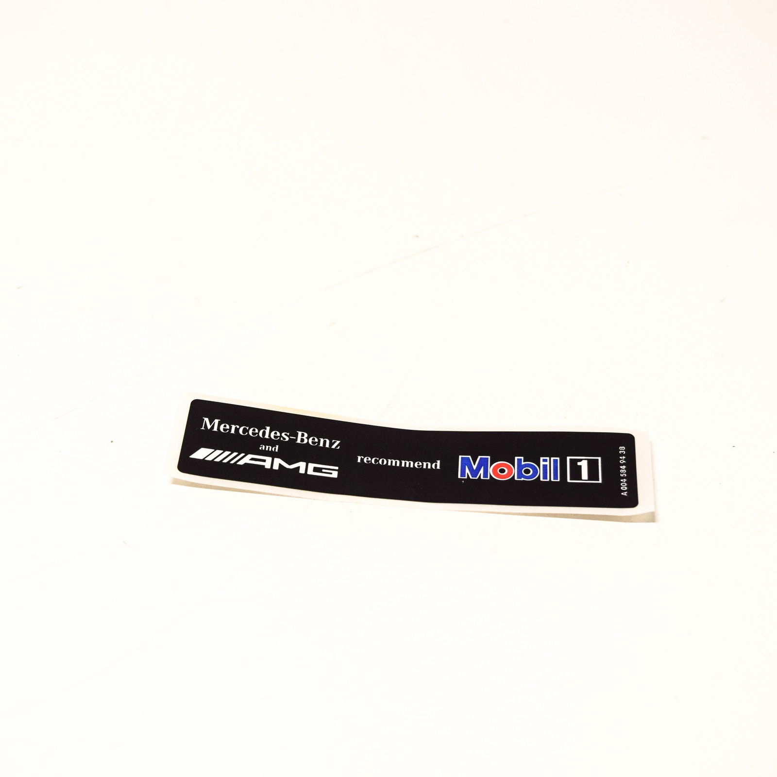 Mercedes-Benz Mobil1 Oil AMG Sticker Decal A0045849438