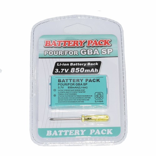 Gameboy Advance SP Akumulator 850mAh Nintendo Game Boy GBA Zamiennik - Zdjęcie 8 z 18