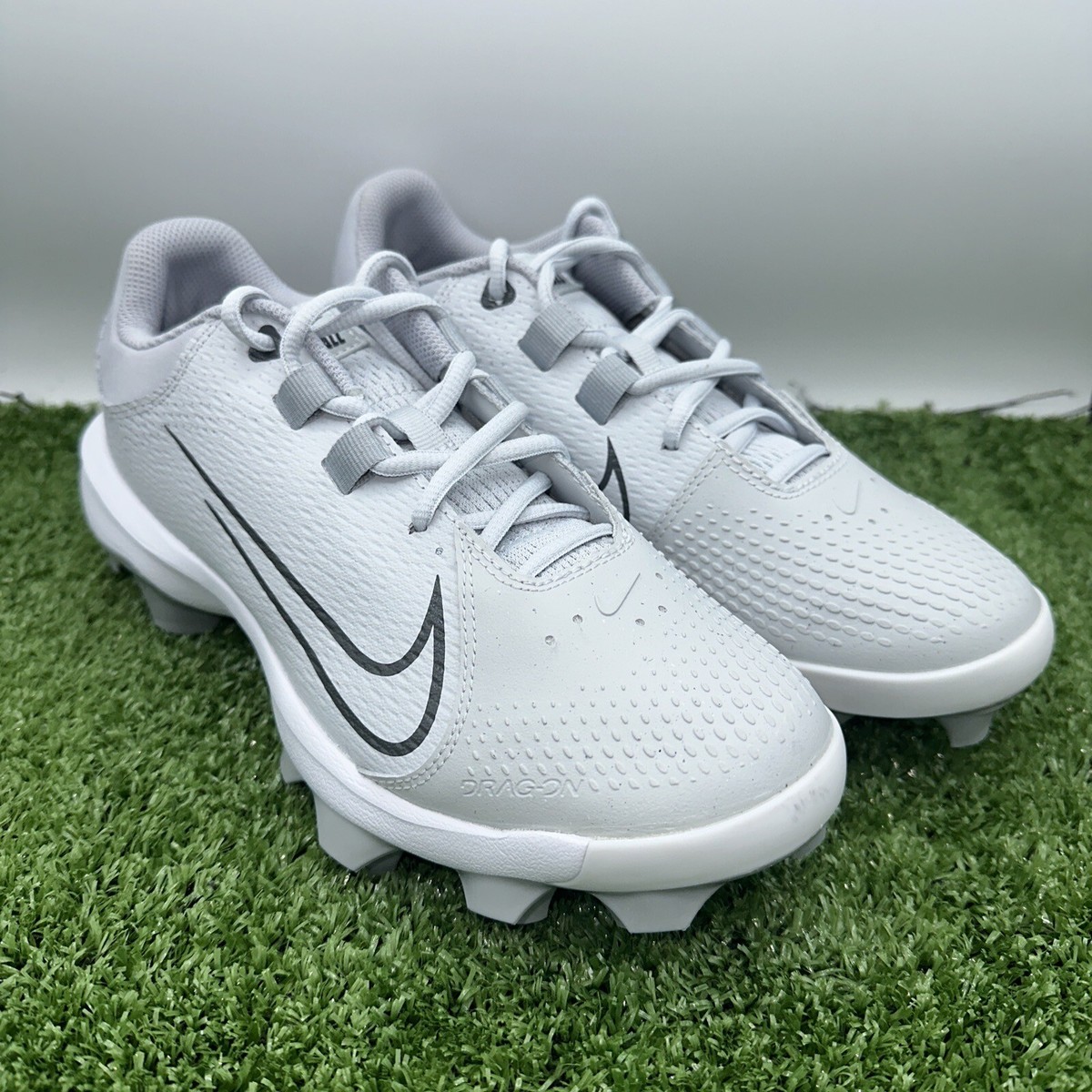 Nike Hyperdiamond 4 Pro MCS Wolf Gray Softball Cleats Shoes 