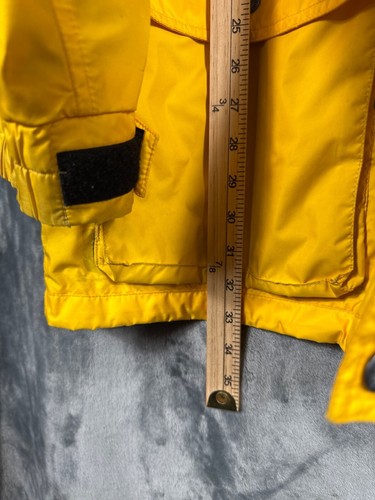 Woolrich Work Coat Men's Rugged Outdoor Jacket Yellow & Black Large - Picture 9 of 14