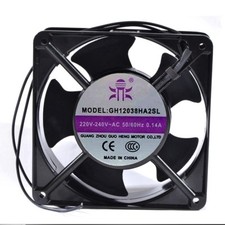 1 PCS Axial flow Fan GH12038HA2SL AC 220V 0.14A 12038 12cm 2 wire Cooling fan
