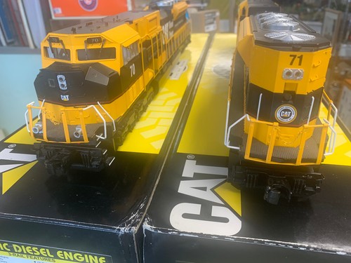 MTH CATERPILLAR #20-2471-1 SD90MAC #70 PWRD & #71 SD90MAC DUMMY #20-2471-3 RARE - Picture 3 of 12
