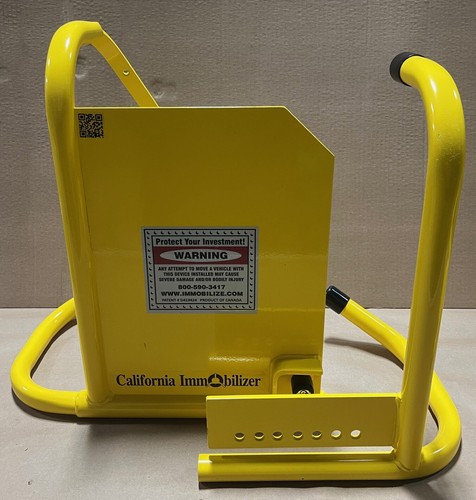 CALIFORNIA WEGFAHRSPERRE CI00503 RADKLEMME, TYP B, MIT SCHLÜSSEL, 39C426, NEU! - Bild 2 von 5