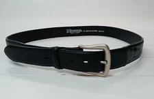 Nocona Belt Co Genuine Leather Western Black Belt Men's Size 46