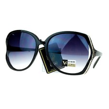 Womens Oversized Fashion Sunglasses Big Square Frame UV 400 Protection