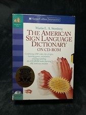 The American Sign Language Dictionary by Sternberg, Book and CD-ROM