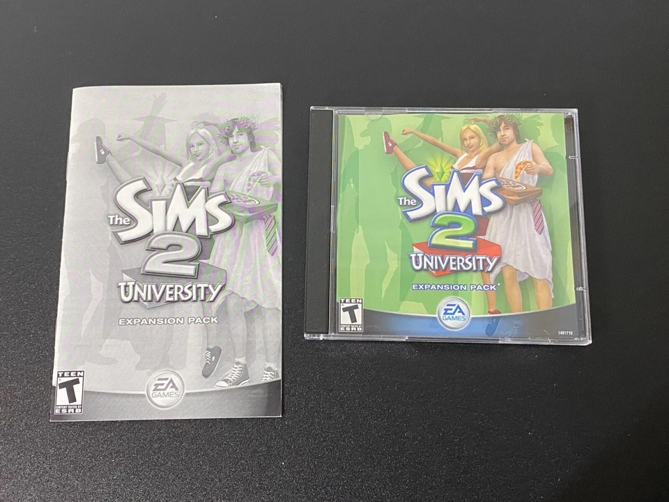 The Sims 2 University Expansion Pack (PC CD, 2006) CIB with Manual - Image 3 of 4
