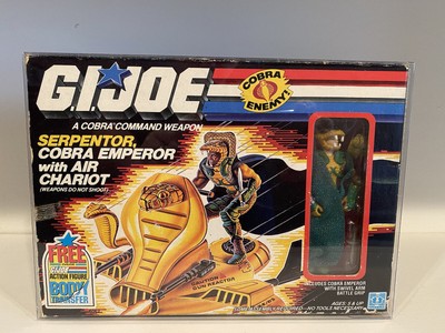 GI Joe 1986 Serpentor Air Chariot Sealed! NRFB! MIB! Wow! DON’T MISS OUT! Cobra