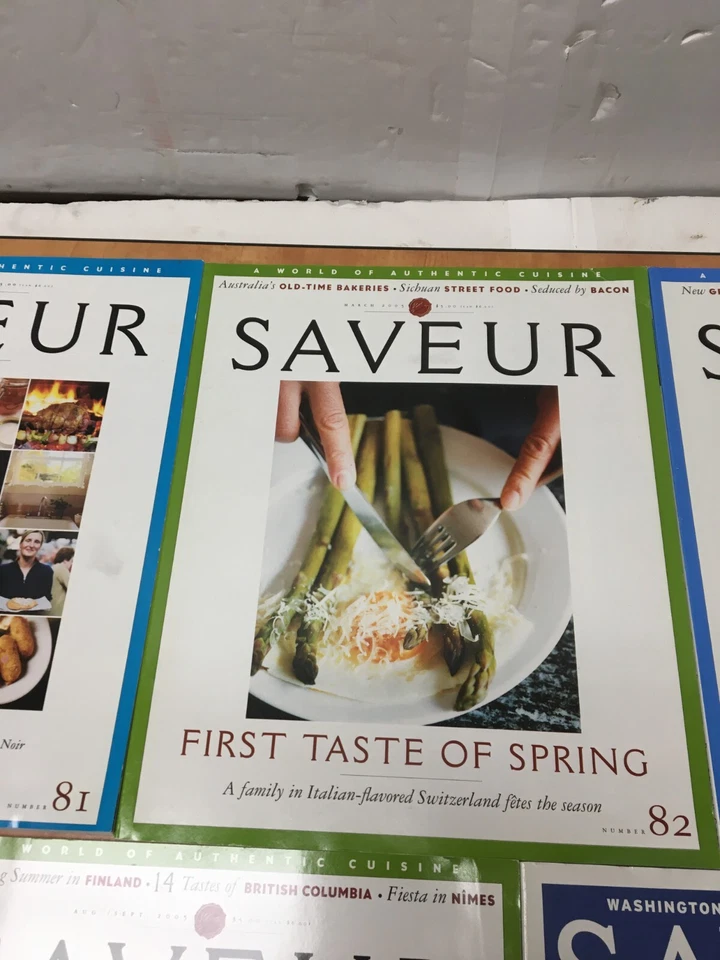 2005 SAVEUR MAGAZINE LOT OF 9 ISSUES 81 to 89 complete year - Image 3 of 4