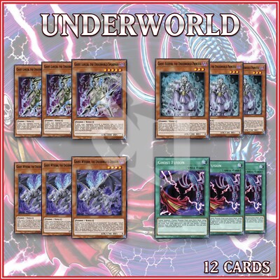 UNDERWORLD DECK 12 | Ghost Fusion Lancer Sleeper Wyvern Ultra Rare Cards  YuGiOh | eBay