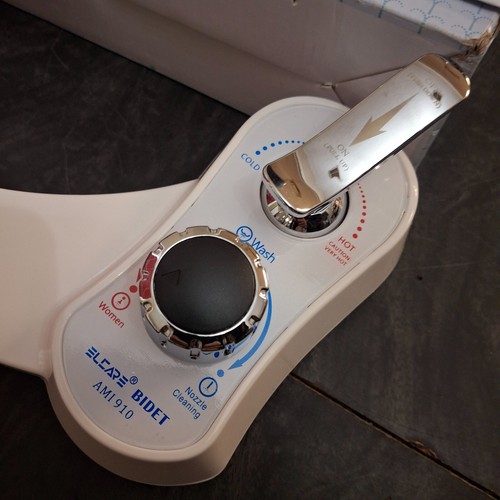 ELCare AMI910 Attacco Bidet per WC Lavaggio Non Elettrico a Caldo e Freddo - Foto 3 di 20