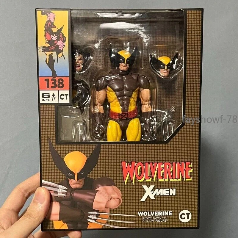 Em estoque CT Toys MAF138 X-MEN Wolverine boneco de ação terno marrom quadrinhos versão nova - Imagem 2 de 4