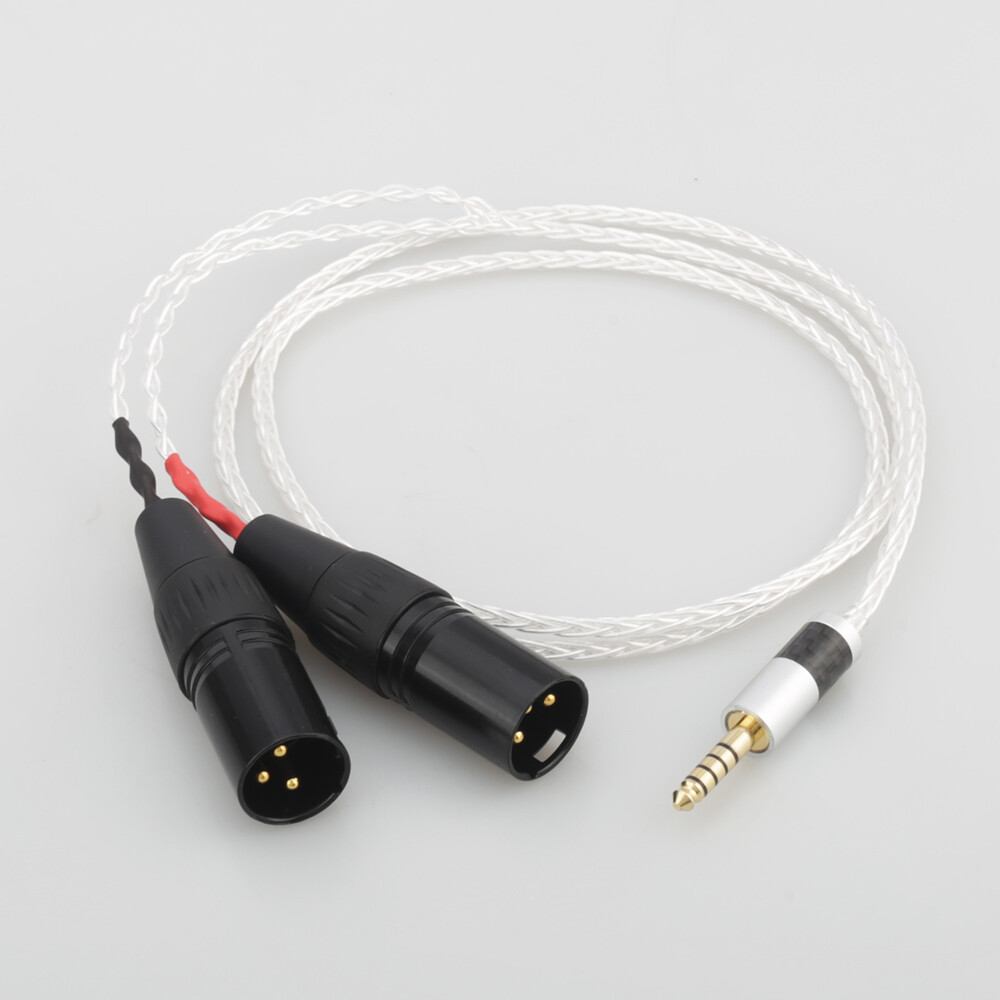 Silver-Plated mm Balanced Male Cable X Pin XLR Balanced