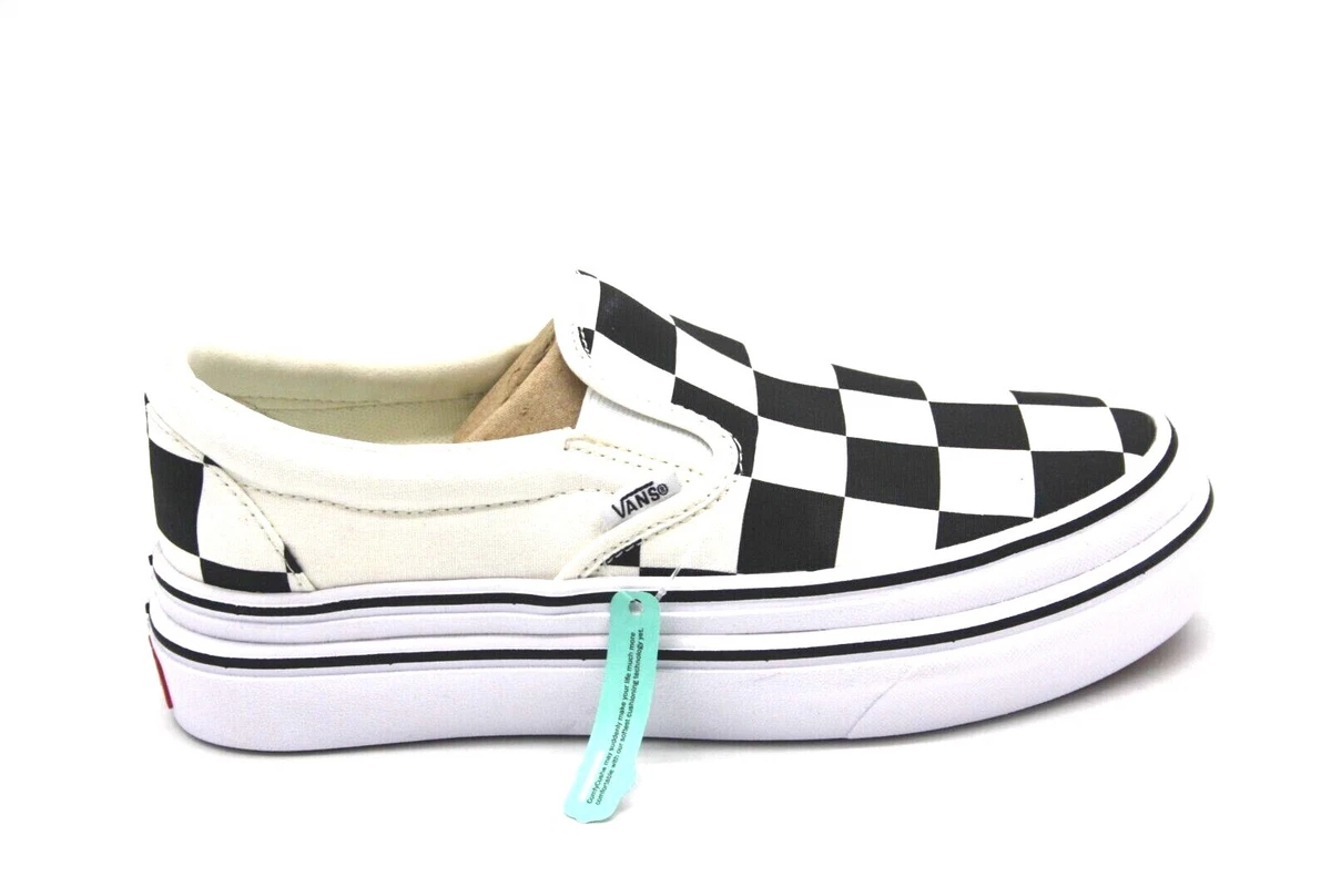 Vans Super Comfycush Slip On Shoe Classic Checker Black/Off White  VN0A4UIFXT41