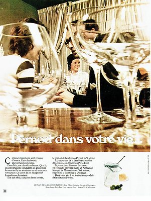 Advertising 067 1971 Pernod anisette armagnac