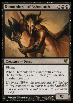 Magic the Gathering MTG Demonlord of Ashmouth (96) Avacyn Restored   LP