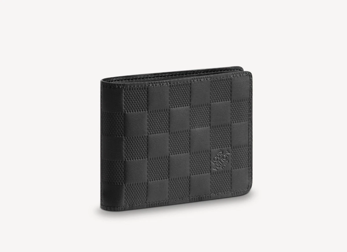 NEW Louis Vuitton Mens Wallet Black Damier Infinity Onyx, Box, Dust Bag  & COA