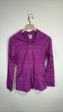 Avalanche Women's M Purple Full Zip Hoodie Jacket Pockets Thumbholes