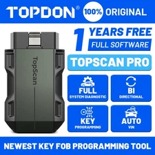 2025 TOPDON TopScan PRO OBD2 Car Scanner Tool Key Coding Full System Active Test