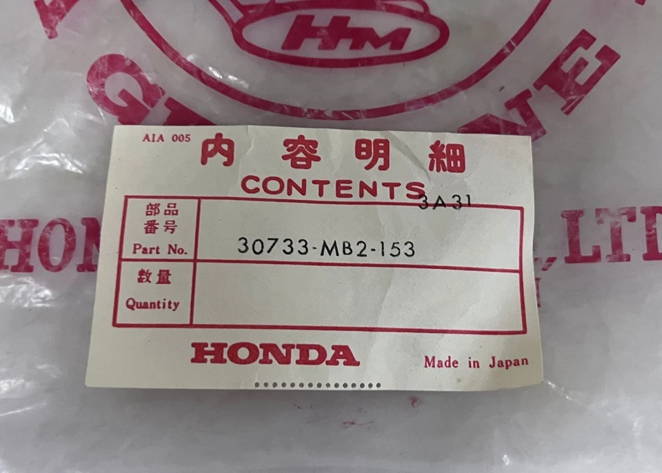 HONDA VF750F INTERCEPTOR 1983-1984 HIGH TENSION CAP 3 # 30733-MB2-153 OEM(470)IR - Image 4 of 4