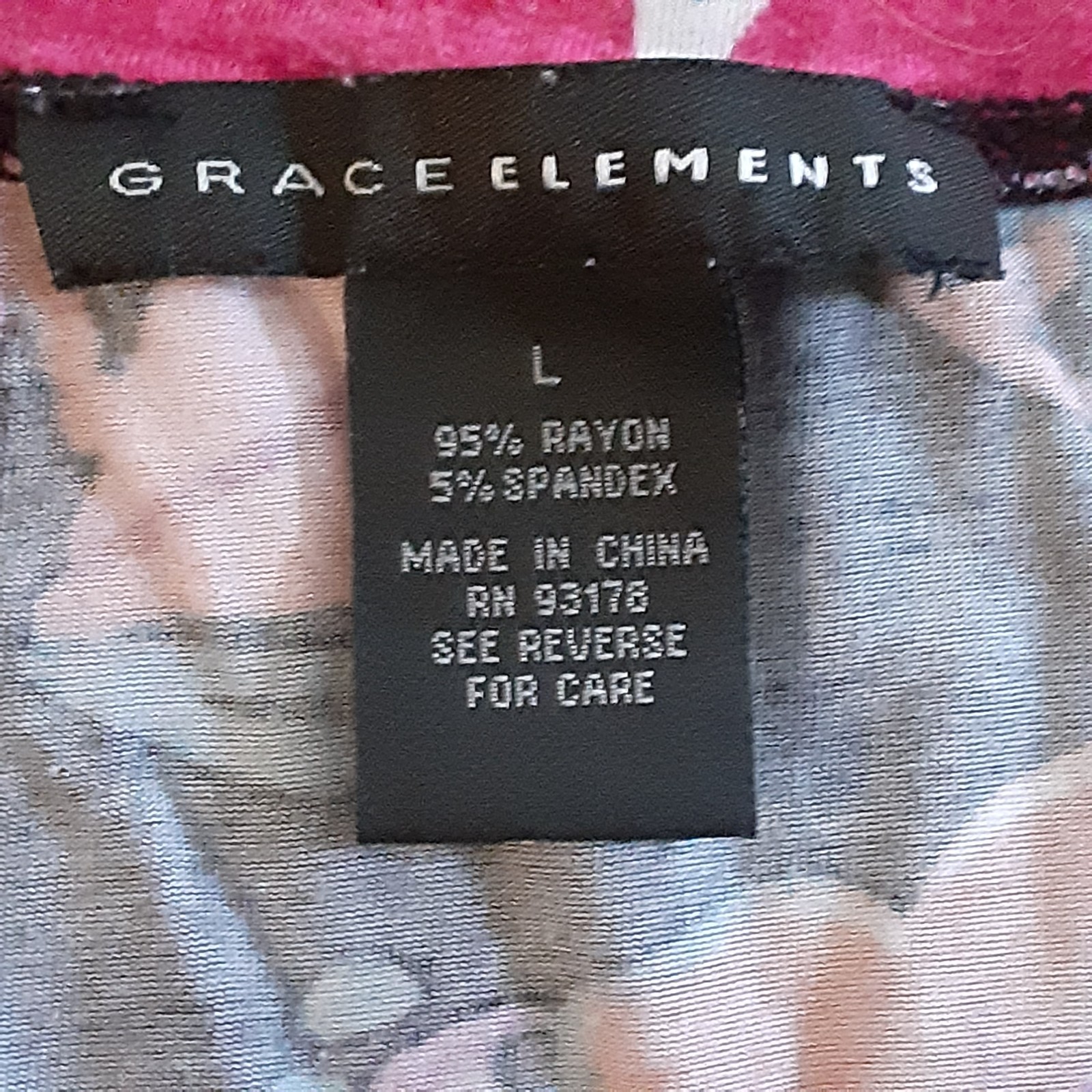 Grace Elements Blouse LARGE Pullover Asymmetrical… - image 6