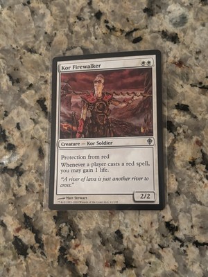 MTG MAGIC THE GATHERING KOR FIREWALKER 2010 CARD 11/145