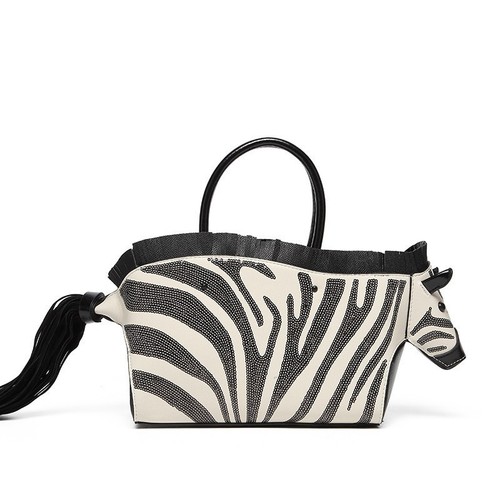 FASHIONABLE ZEBRA HANDBAG