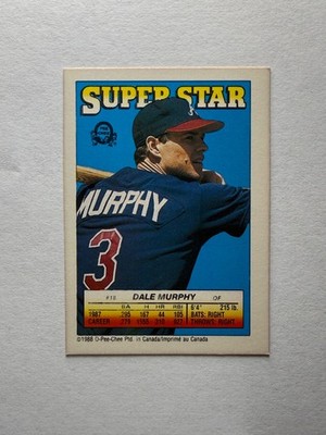 1988 O-Pee-Chee Super Star Sticker Back Variation - Buy 2+ Free Shipping