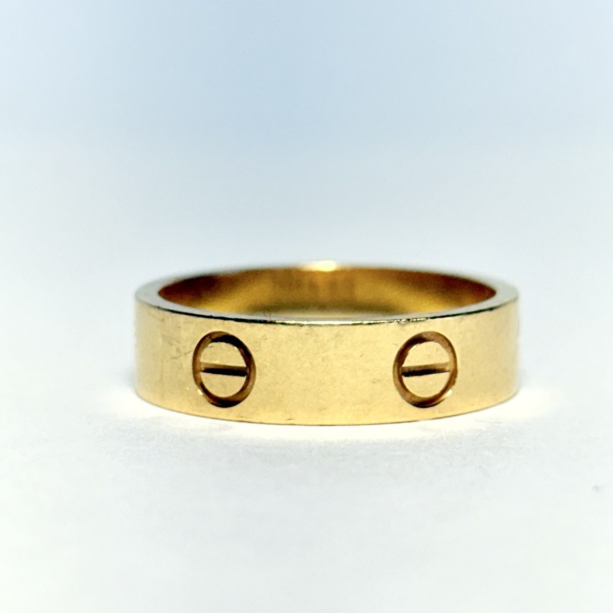 Cartier LOVEリング 18K イエローゴールド 13号 Certified Cartier Love Ring Classic 18K Yellow Gold 5.5mm Size 9