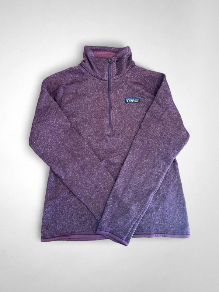 Womens Better Sweater 1/4 Zip Patagonia Bordeaux - Image 2 of 4