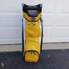 TaylorMade Select ST Cart Golf Bag Yellow White Black