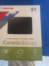 Toshiba Canvio Basics 1TB Portable External