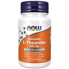 L-Theanine 100 mg 90 Veg Caps By Now Foods