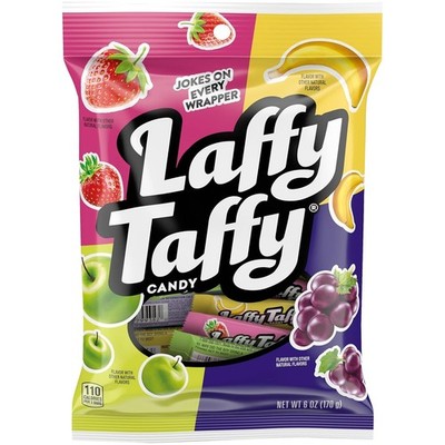 Laffy Taffy Candy, Assorted Fruit Flavors, Individually Wrapped Mini Bars, 6oz