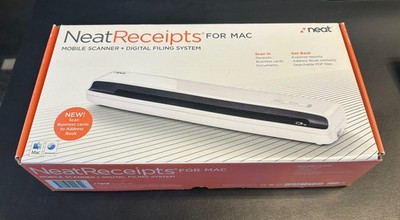 NEAT RECEIPTS Mobile Document Scanner Digital Filing System NM-1000 Box Included