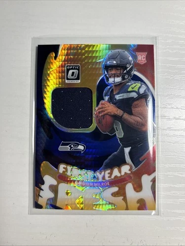 2025 Donruss Optic Jalen Milroe Blue Hyper (RAW)