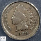 1900 Broadstruck Mint Error Indian Head Copper Cent 1C ANACS G 06