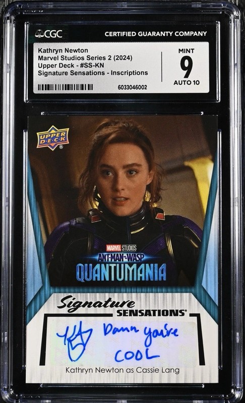 2024 Marvel Studios Series Kathryn Newton As Cassie Lang Inscriptions Auto CGC9!