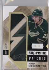 2016-17 SP Game Used Supreme Patch 6/15 Nino Niederreiter #PA-NI Patch 0c3