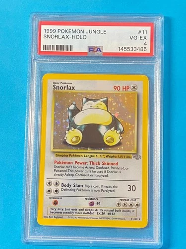 Snorlax 1999 Jungle Holo PSA 4 VG-EX | Vintage WOTC Classic