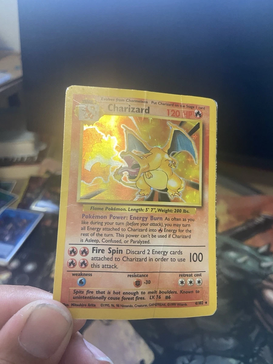 Charizard Pokémon TCG Holo Rare Base Set Individual Collectible