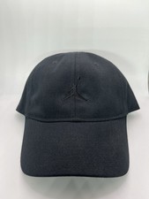 Nike Jordan Jumpman Triple Black Hat Adjustable Cap Curved Bill Sp170855ddv