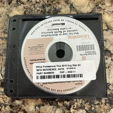 Microsoft Office Professional Plus 2010, 3 discs college Student & Faculty