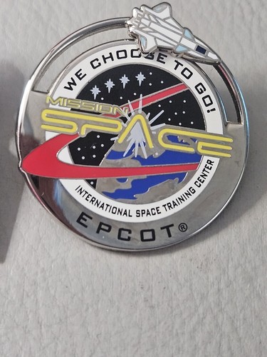 Epcot Mission Space X-2 Shuttle Pin & International Space Training Center Pin - Picture 3 of 5